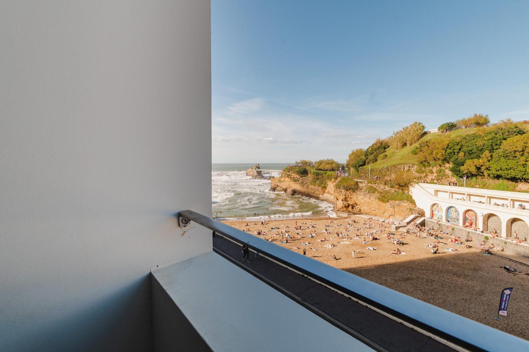Hotel De La Plage Biarritz Eksteriør bilde