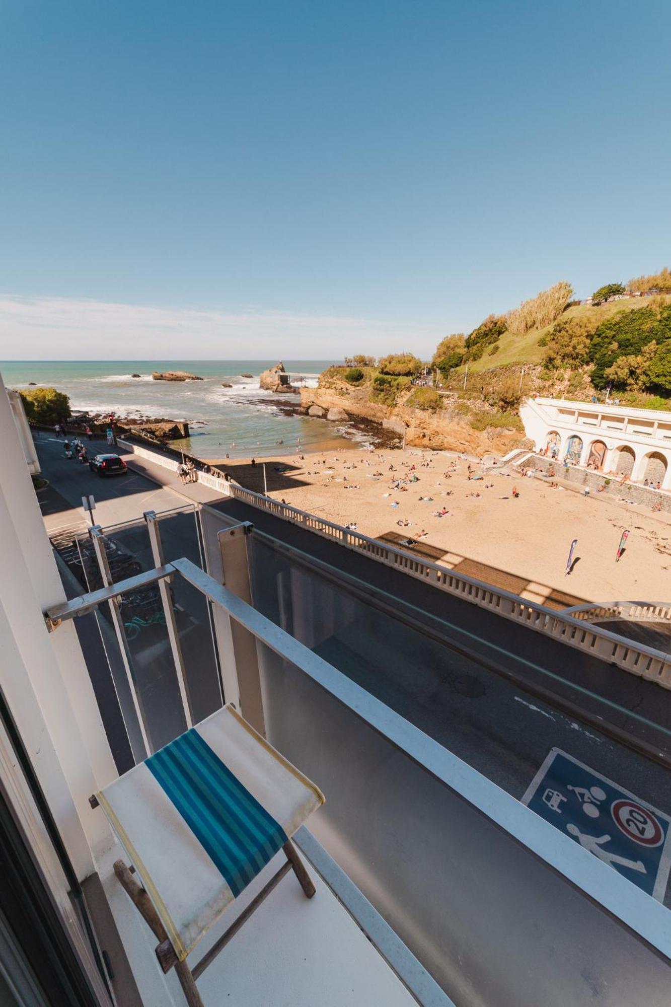 Hotel De La Plage Biarritz Eksteriør bilde